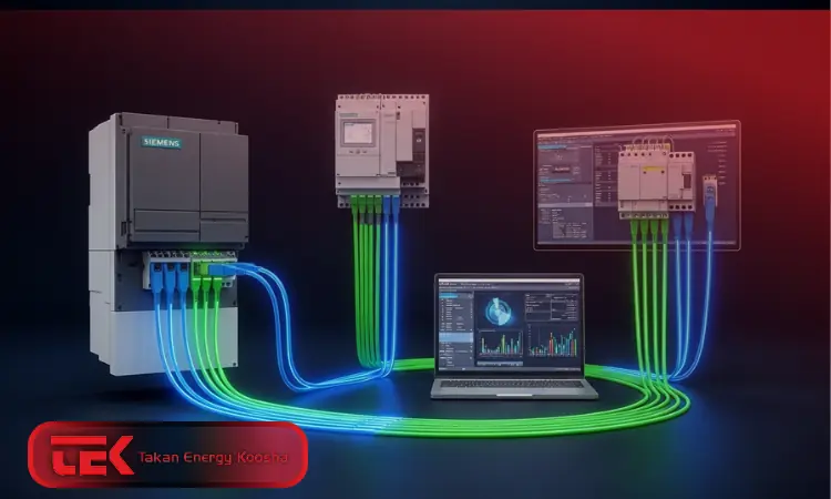 اتصال اینورتر زیمنس به PLC در شبکه پروفینت و محیط TIA Portal