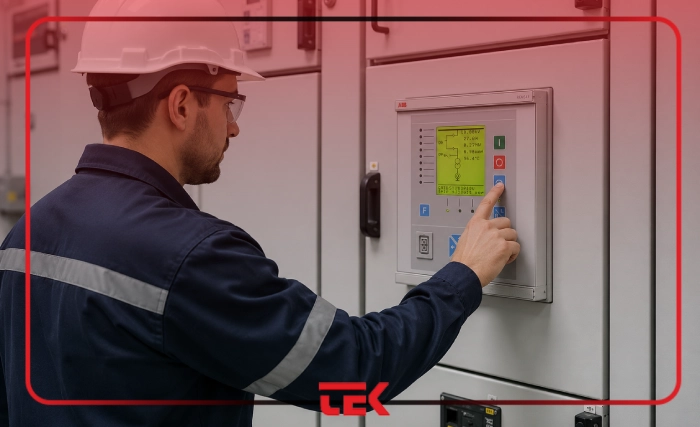 رله نرنسفورماتور abb تکان انرژی